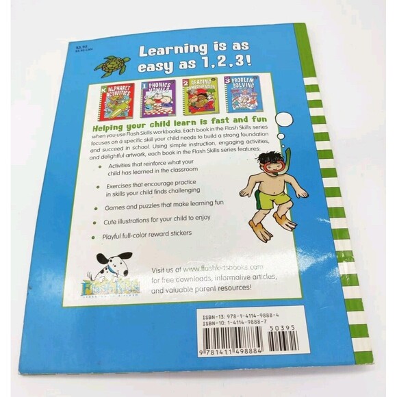 Number Activities: Grade Pre-K-K Paperback Flash Kids Editors Book Educational - Picture 4 of 11